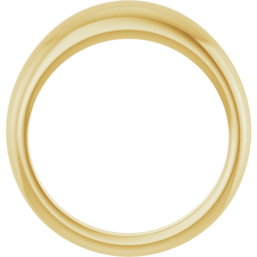 14K Yellow or White  4 mm Petite Dome Ring