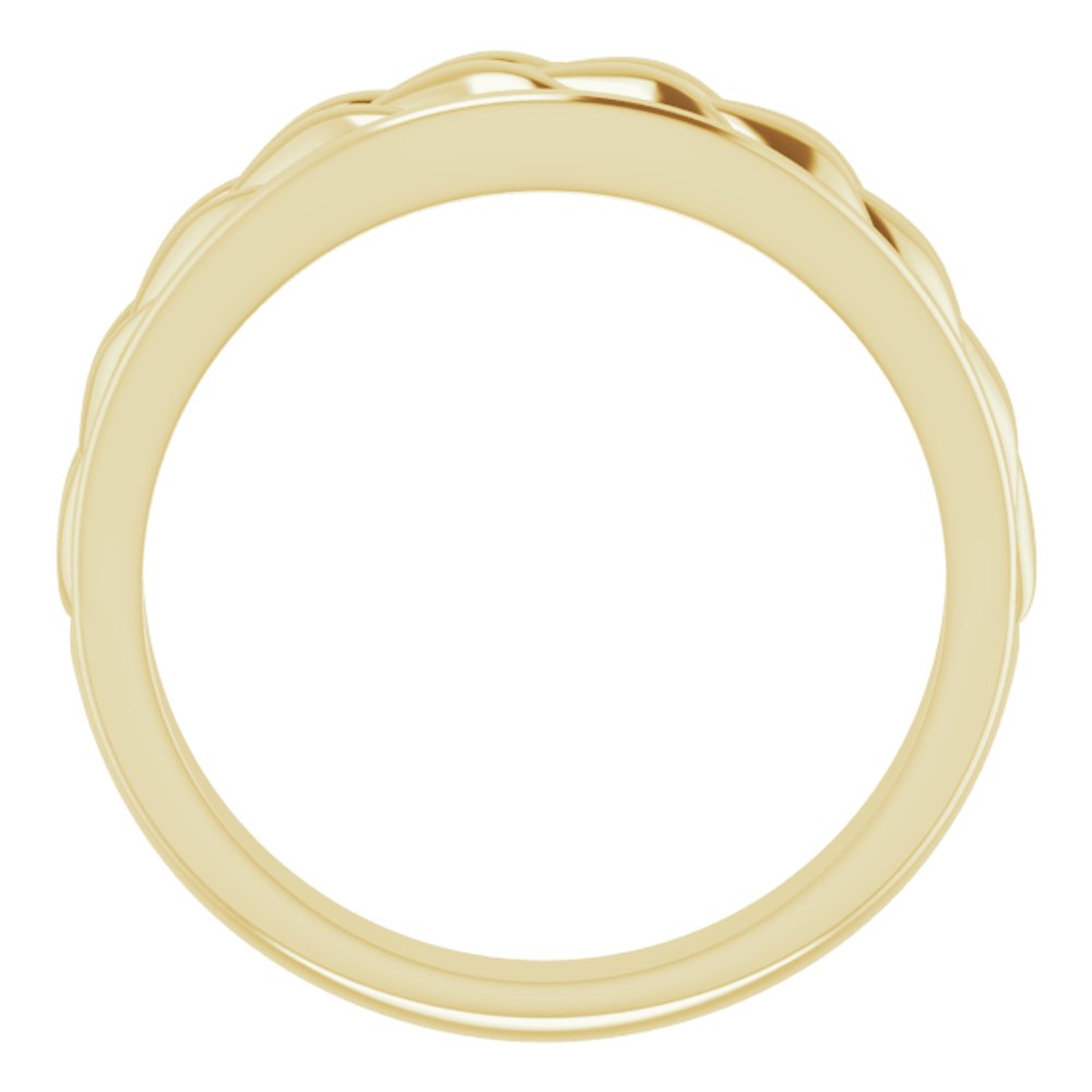 14K Yellow or White Braided Ring