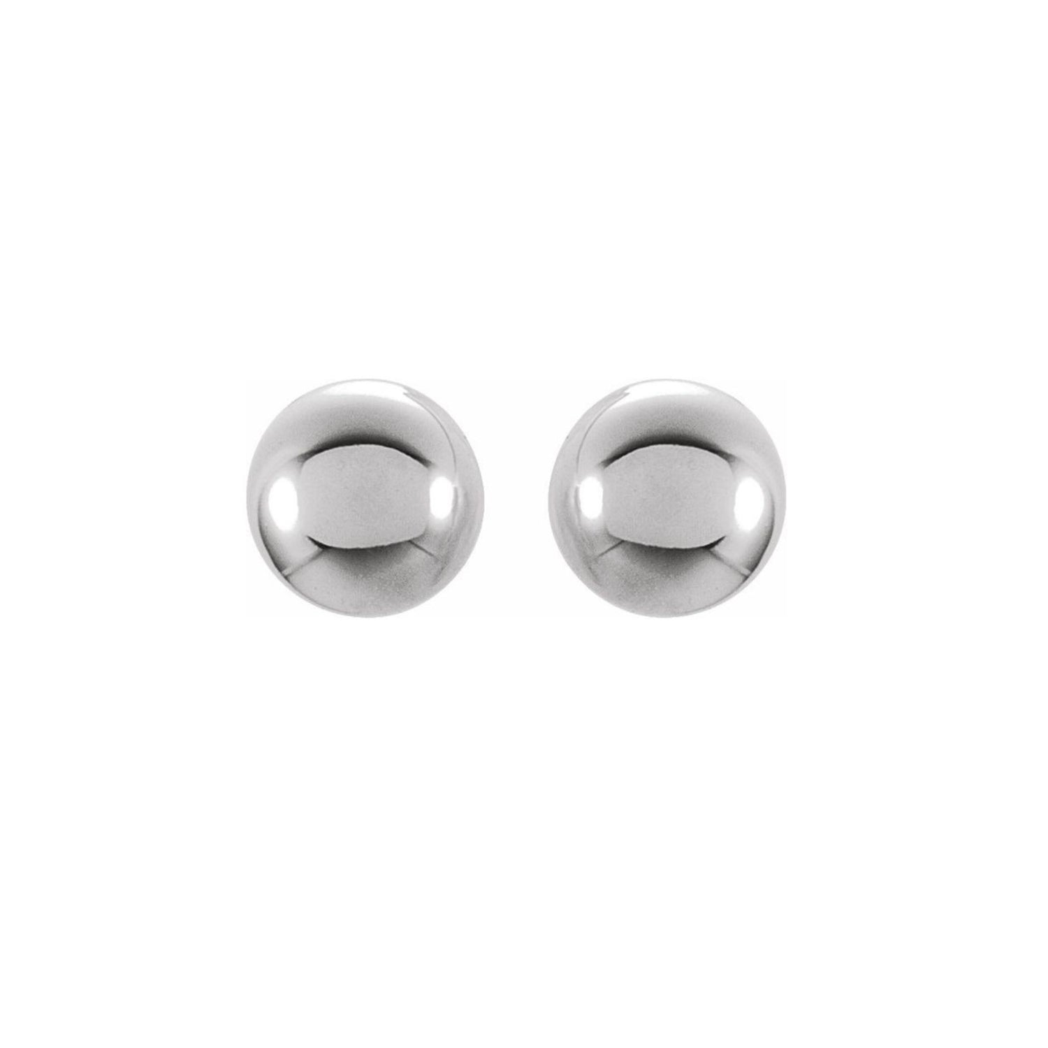 Ball Stud Earrings - Gold or Silver