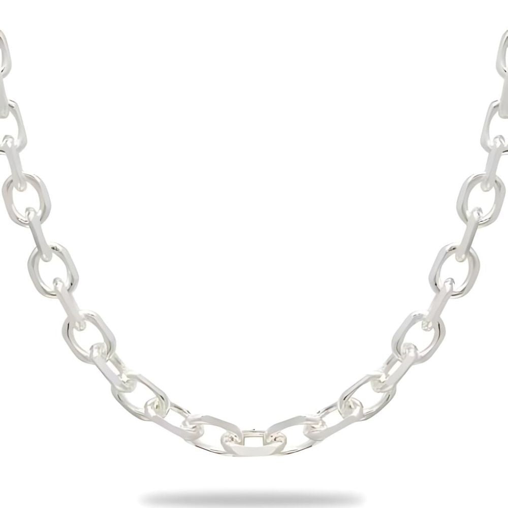 Bold Minimalist Cable Chain - 925 Sterling Silver