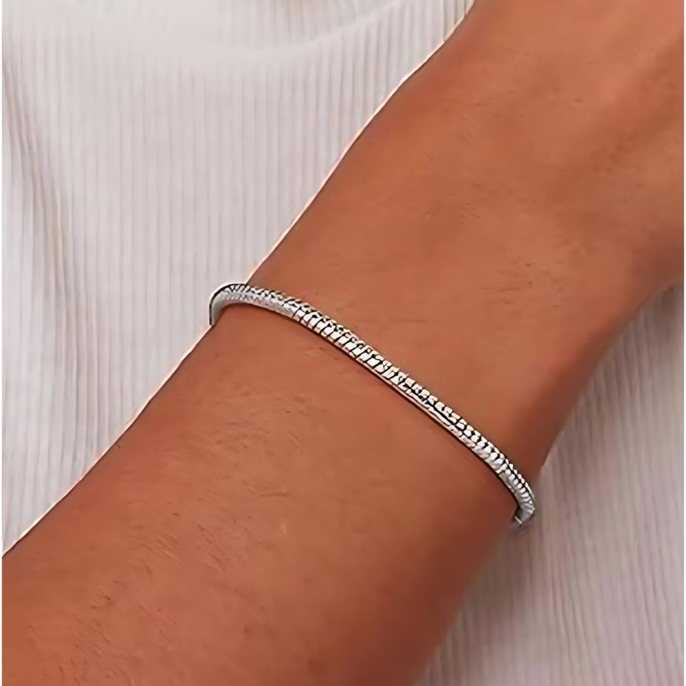 Minimalist Rope Bracelet - 925 Sterling Silver