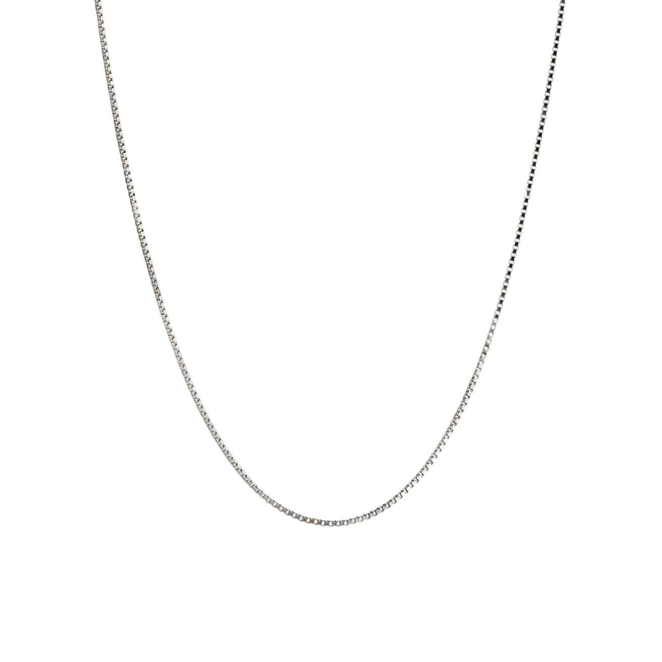 Box Chain - 14K Gold or 14K White